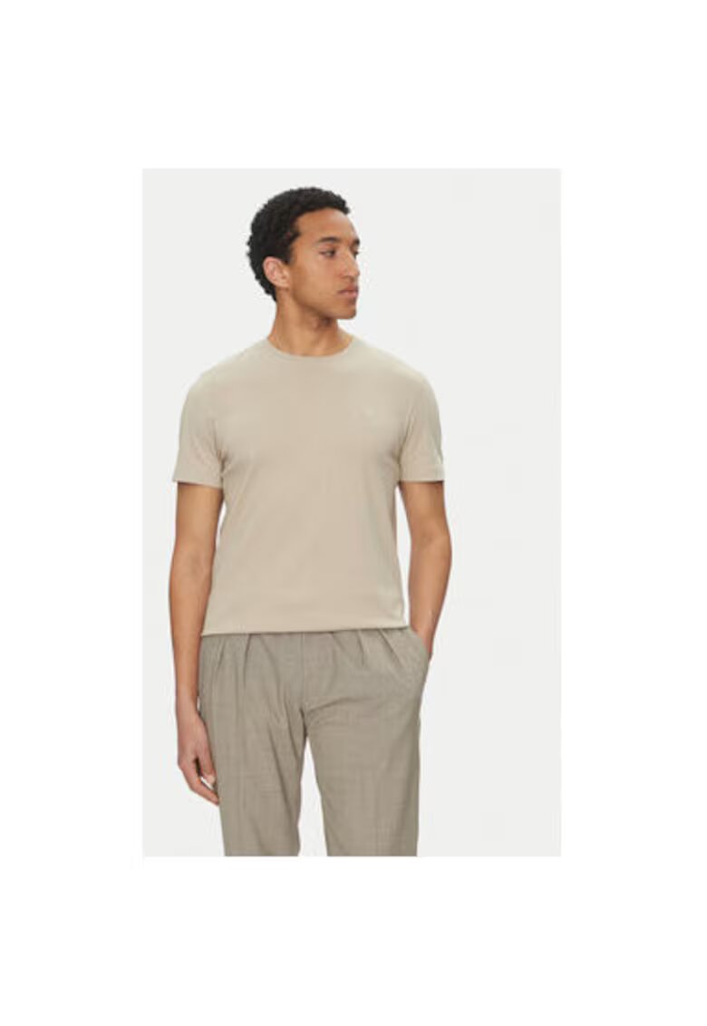 Joop! Tricou barbati 10019307 30045539 - Bumbac organic - Bej - Bej