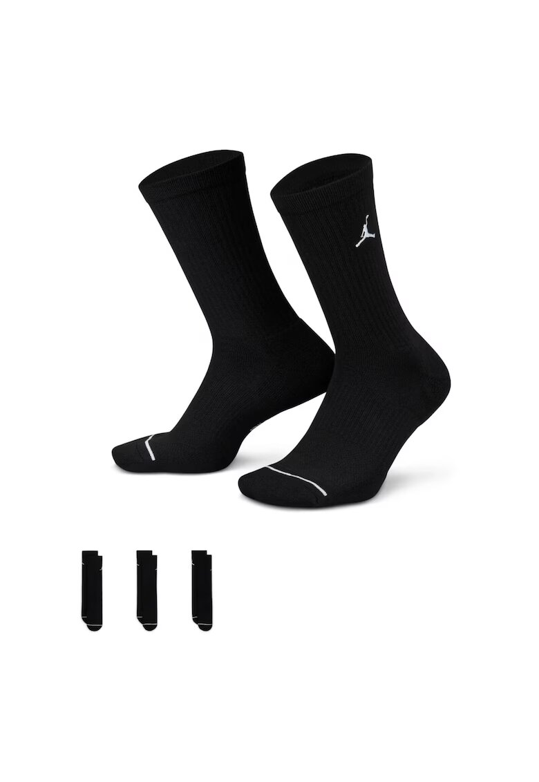Jordan Ciorapi Everyday Cushioned Crew 3 Perechi - DX9632-010 20702 - Negru
