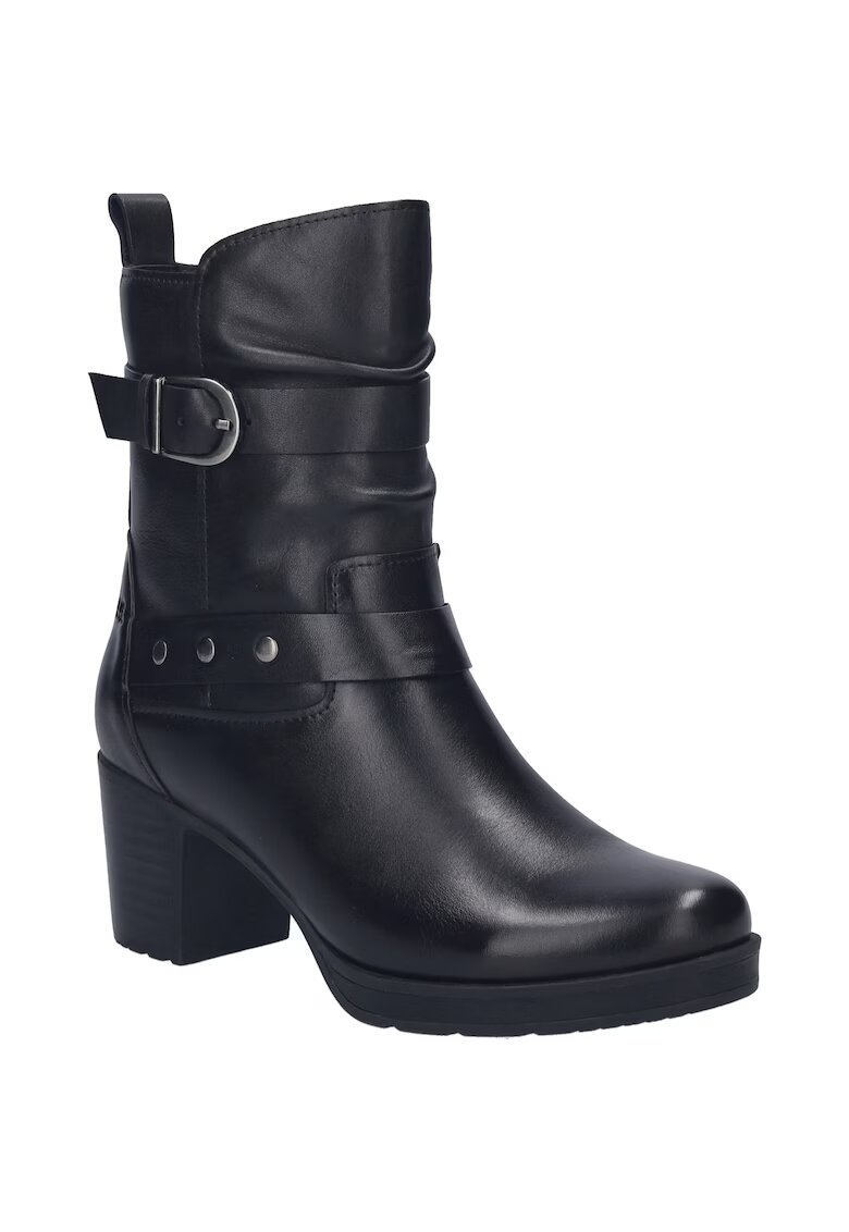 Josef Seibel Botine femei - Gloria 07 - piele naturala - negru - marimea