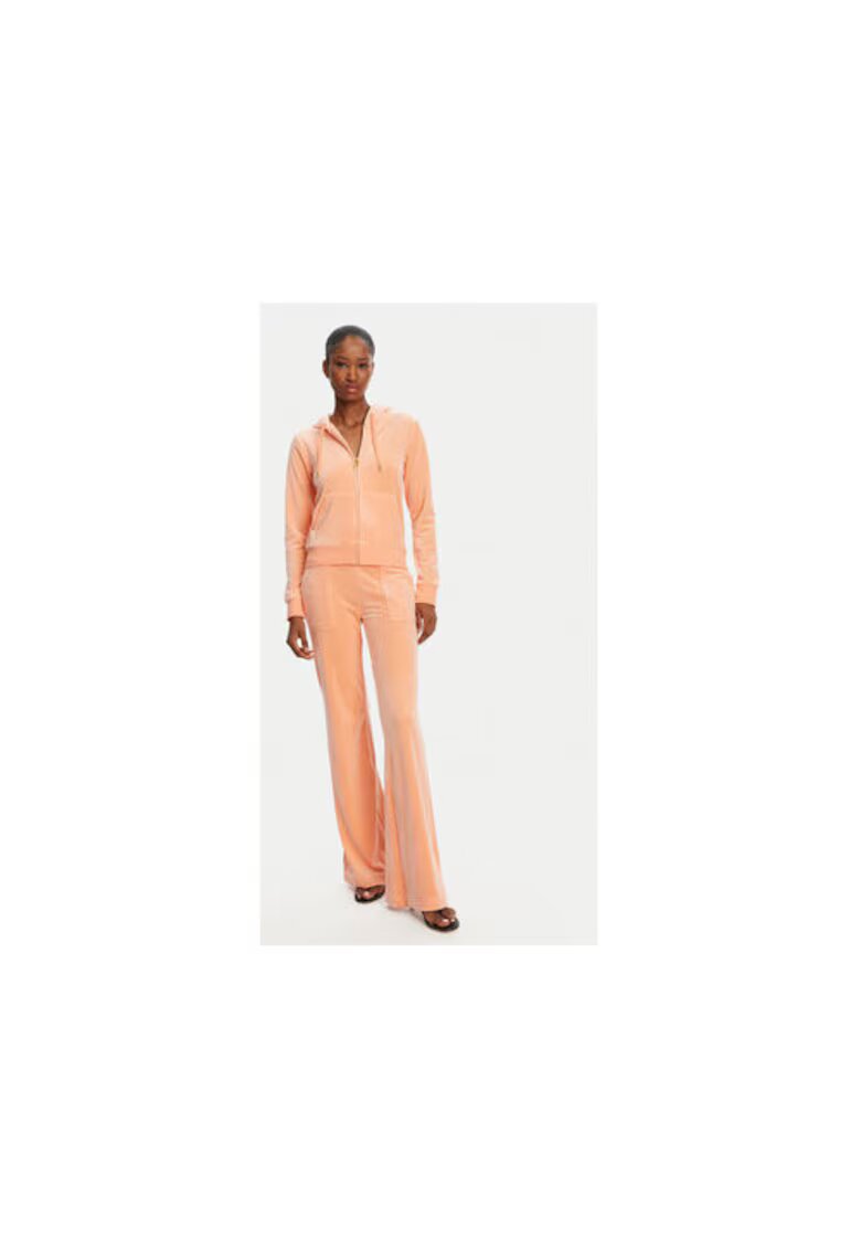 Juicy Couture Pantaloni de trening dama JCSEBJ001G - Poliester/Elastan - Portocaliu - Portocaliu
