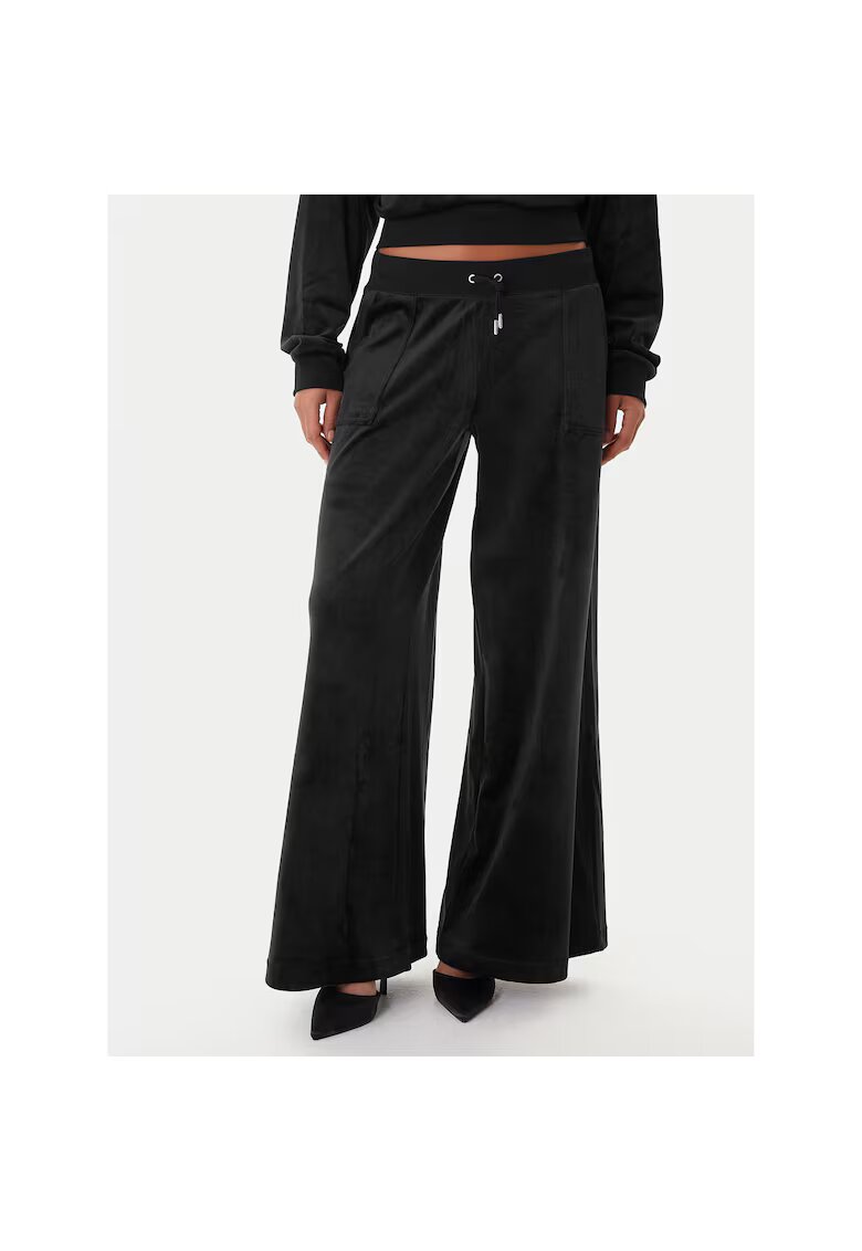 Juicy Couture Pantaloni de trening de dama negru - largi