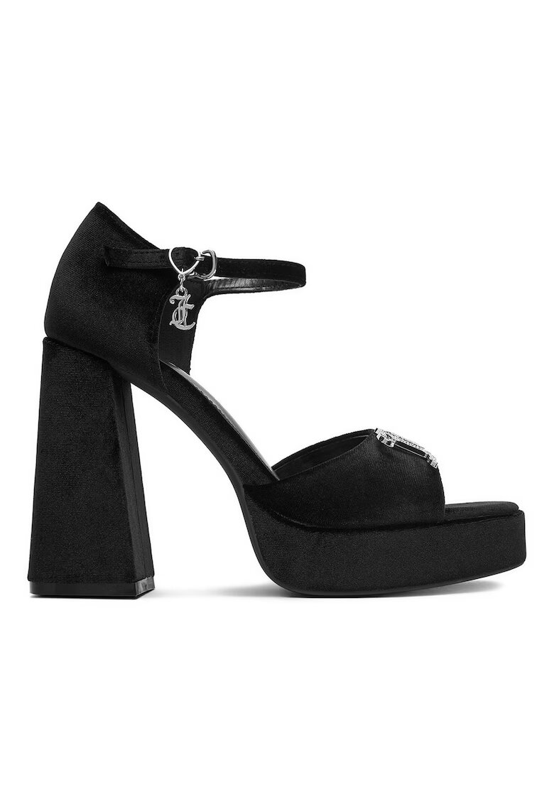 Juicy Couture Sandale dama - toc bloc - negru - Negru