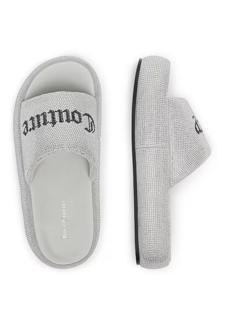 Juicy Couture Slapi dama - gri - tesatura
