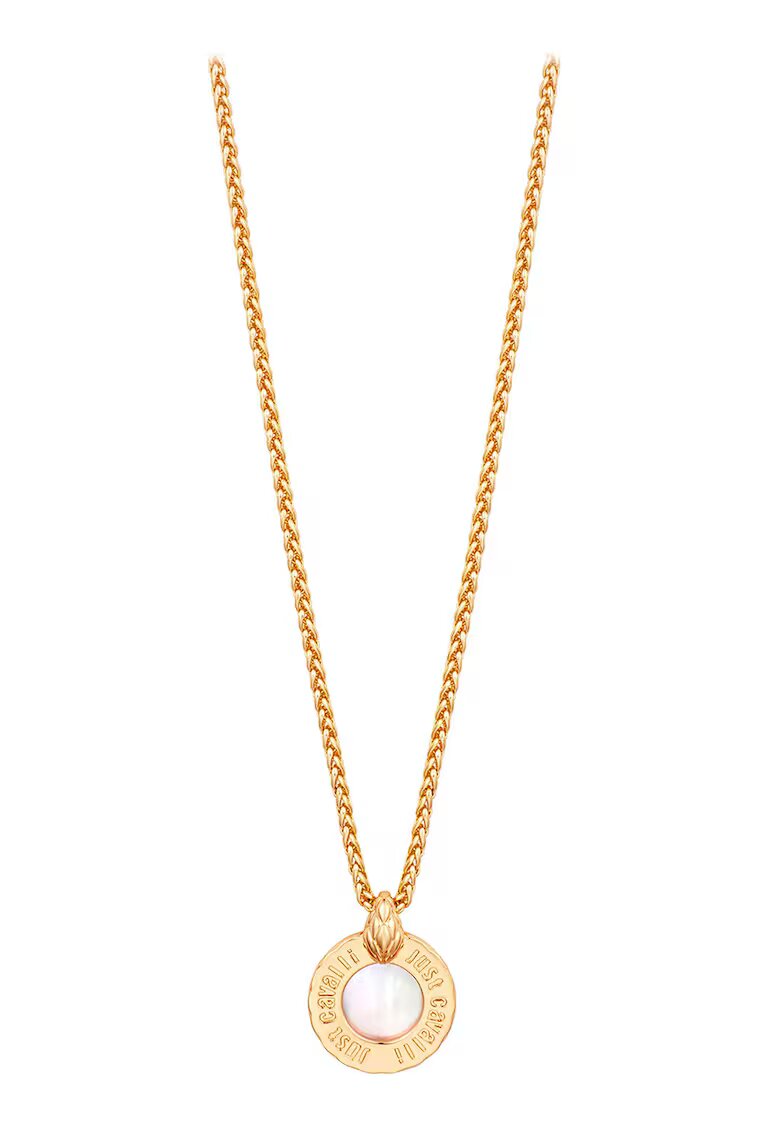 Just Cavalli Colier cu logo - Auriu - Auriu