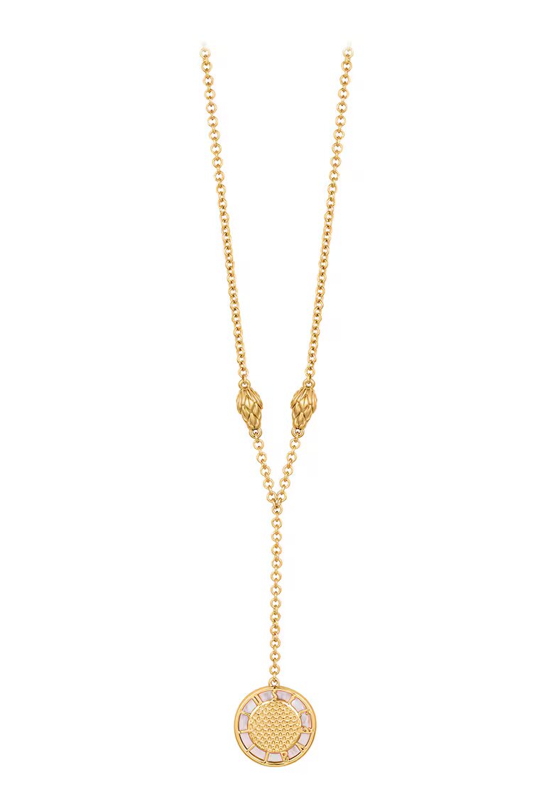 Just Cavalli Colier de alama - Auriu