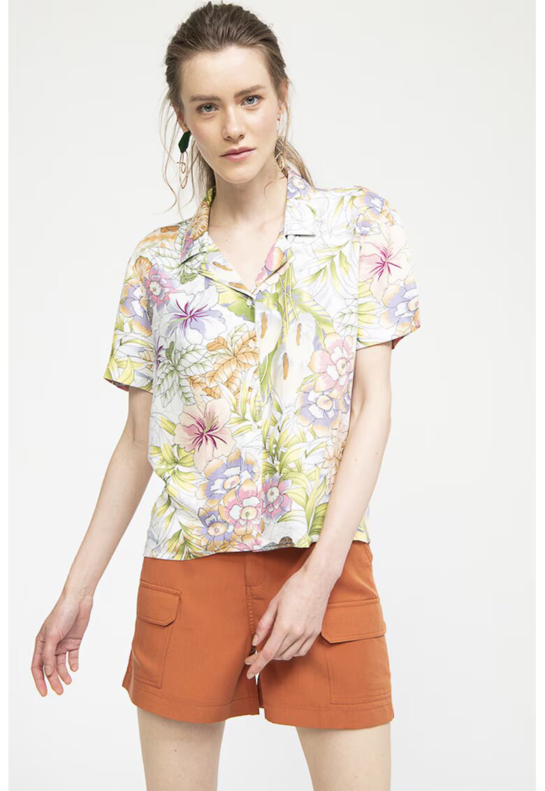Just Like You Camasa cu design floral - Multicolor