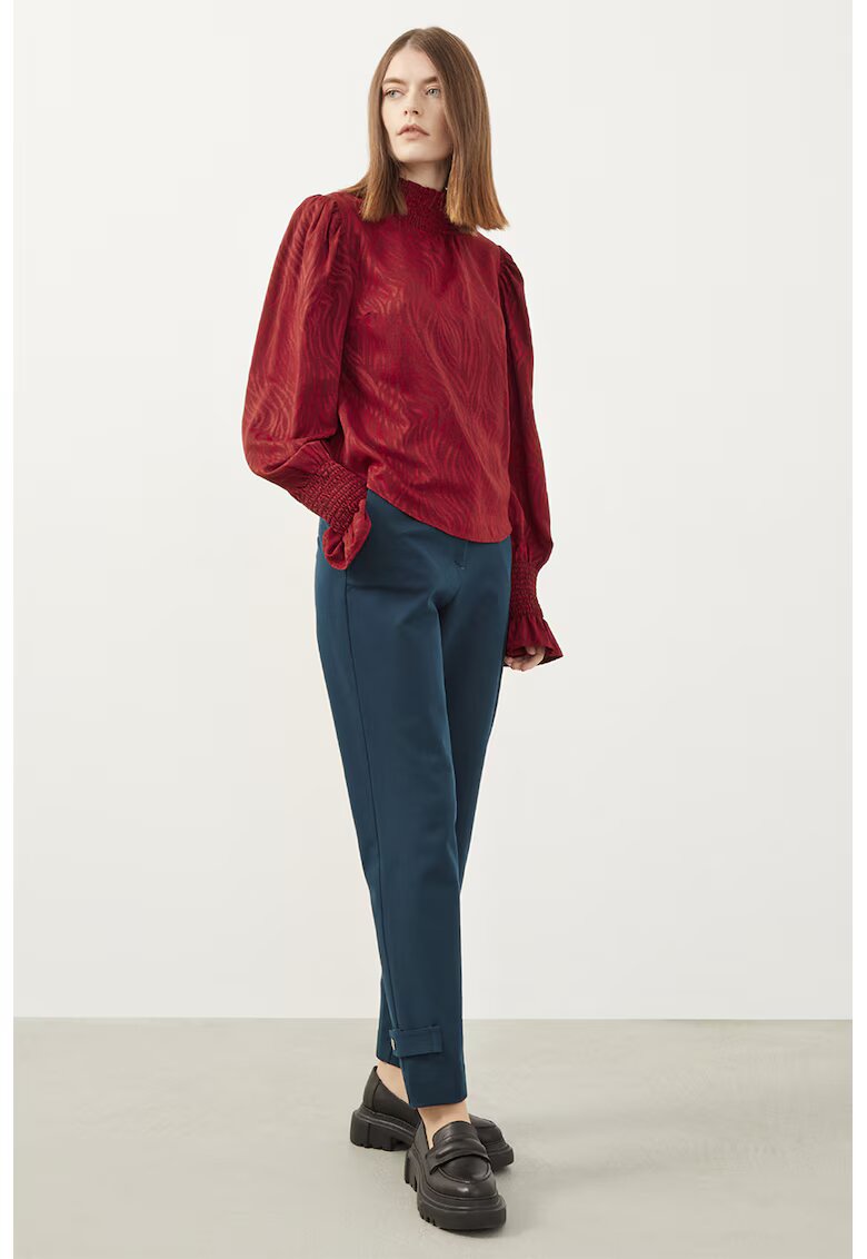 Just Like You Pantaloni regular-fit cu buzunare laterale - Verde englez