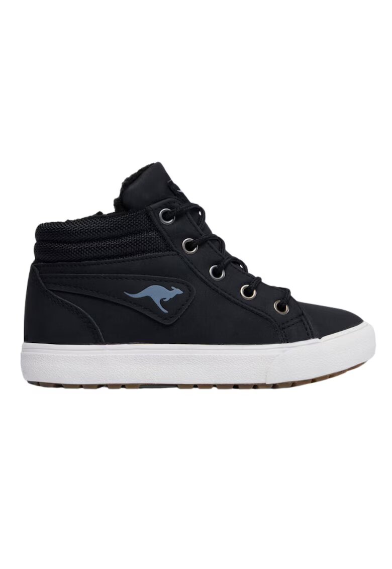 Kangaroos Pantofi sport copii - textil - talpa cauciuc - negru -