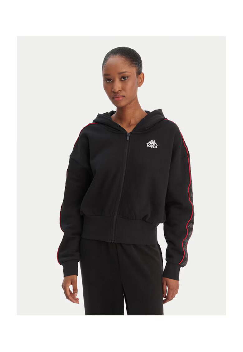 Kappa Hanorac dama negru - din material textil
