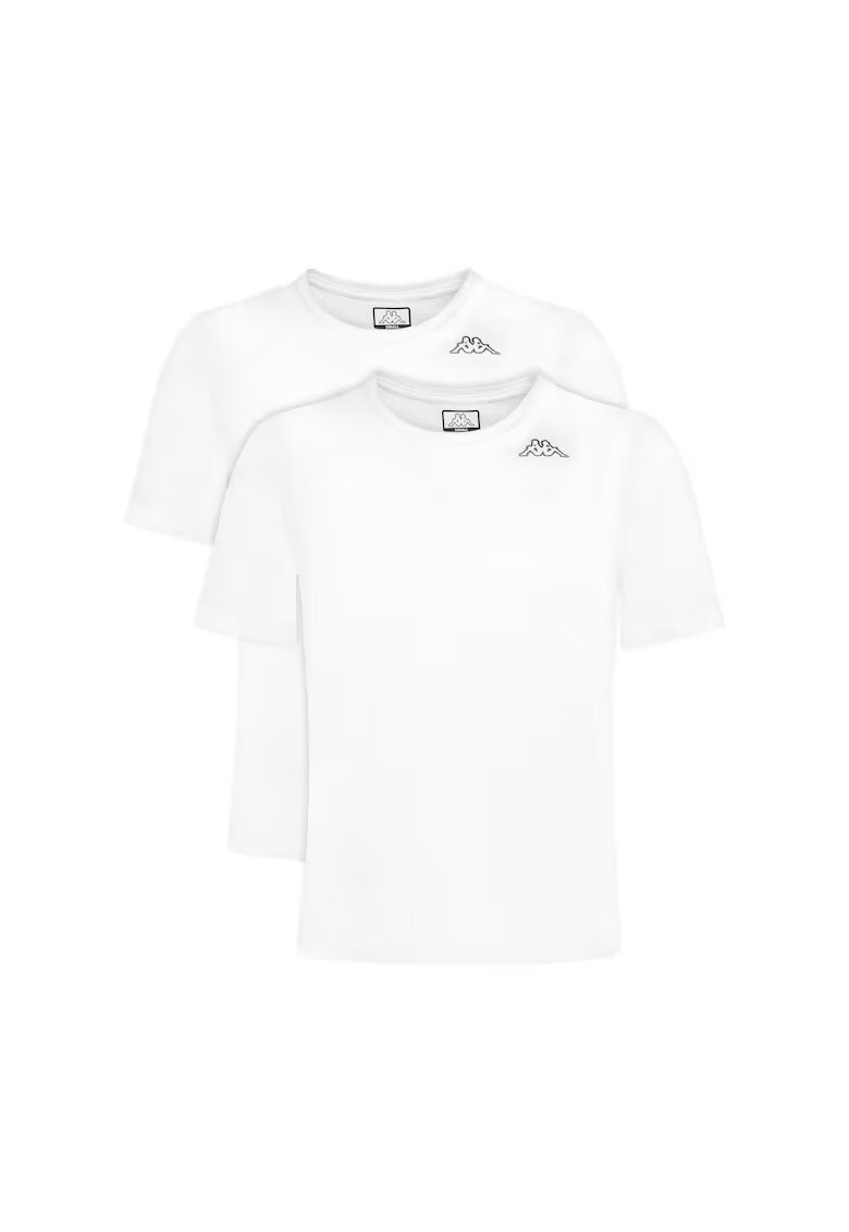Kappa Set 2 tricouri sport dama alb -