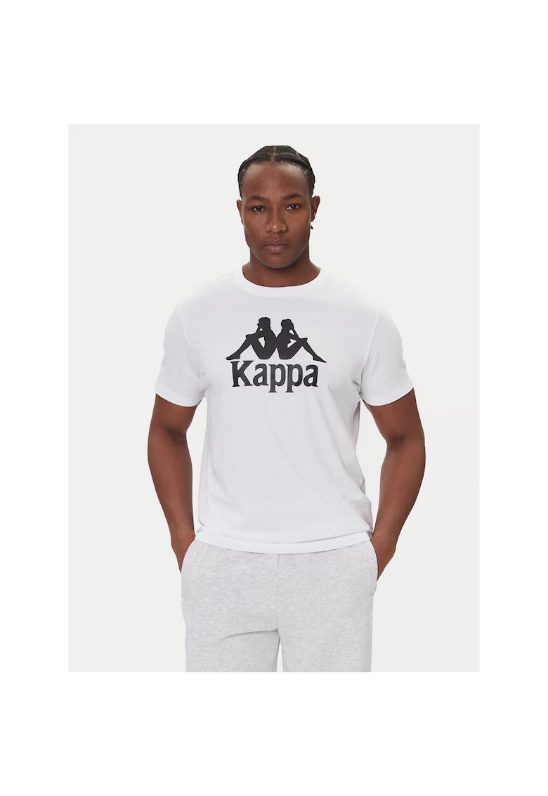 Kappa Tricou barbati alb - bumbac