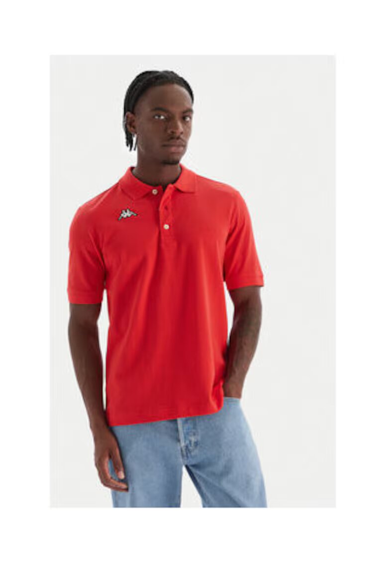 Kappa Tricou barbati - rosu - 100% bumbac - 665774 - Rosu