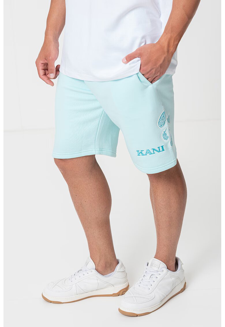 Karl Kani Bermude sport cu logo - Turcoaz