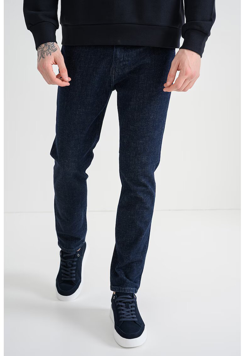 Karl Lagerfeld Blugi conici - Albastru indigo