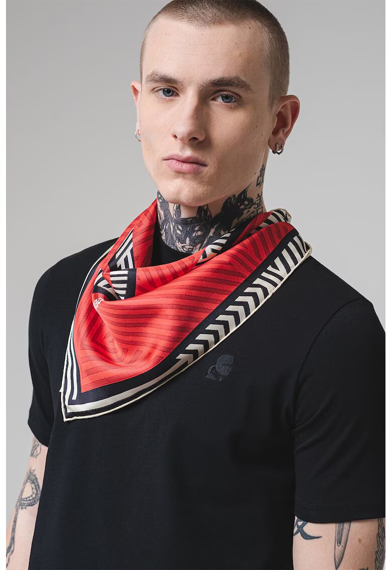 Karl Lagerfeld Tricou regular-fit cu model uni - Negru