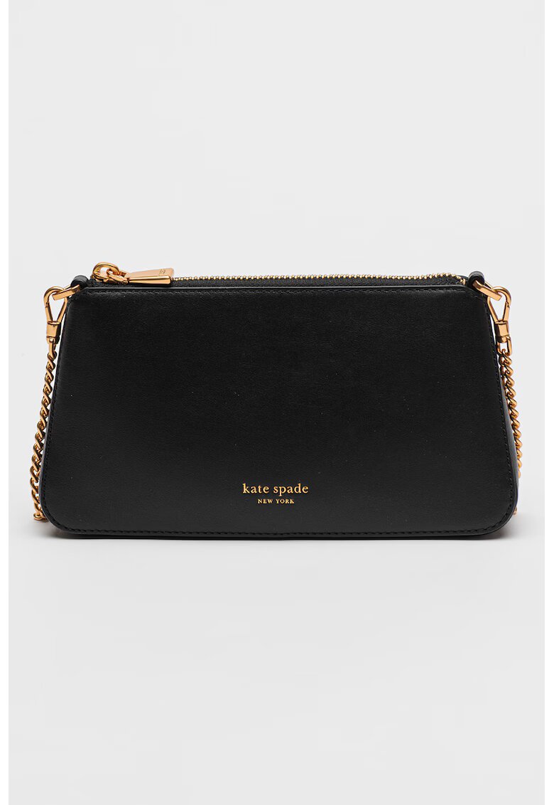 Kate Spade Geanta de piele cu bareta de lant de umar Grace - Negru