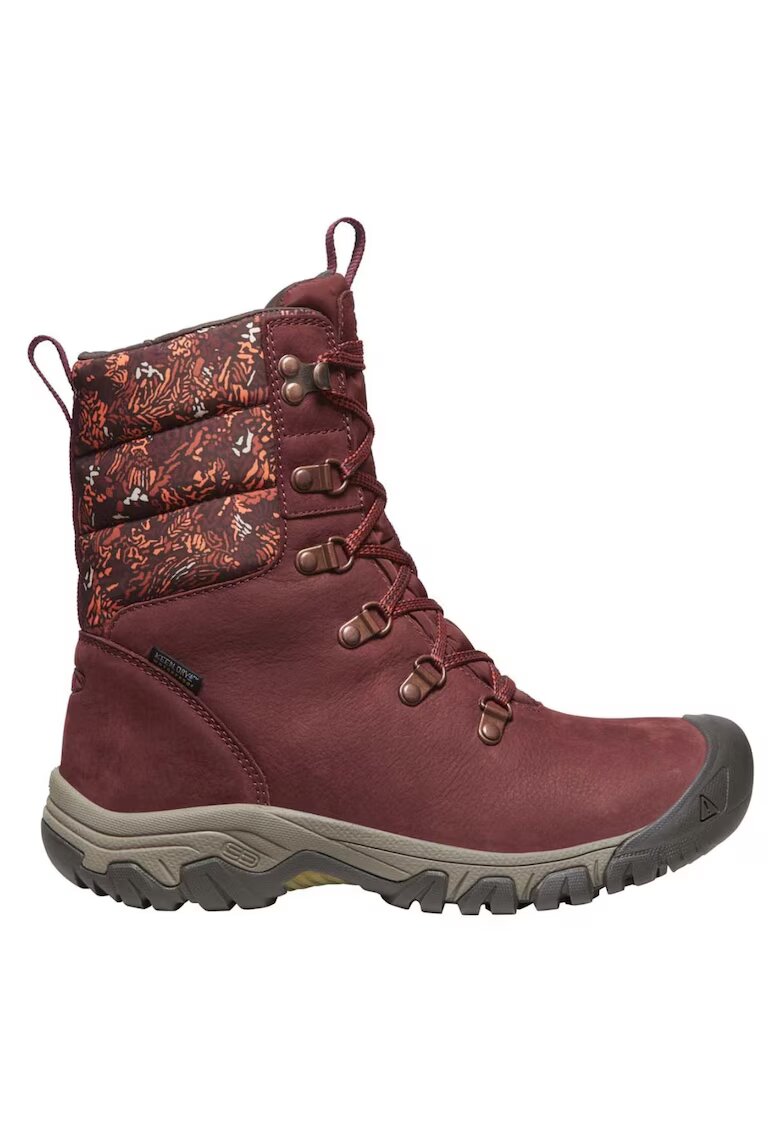 Keen Ghete impermeabile din piele cu insertii textile Greta