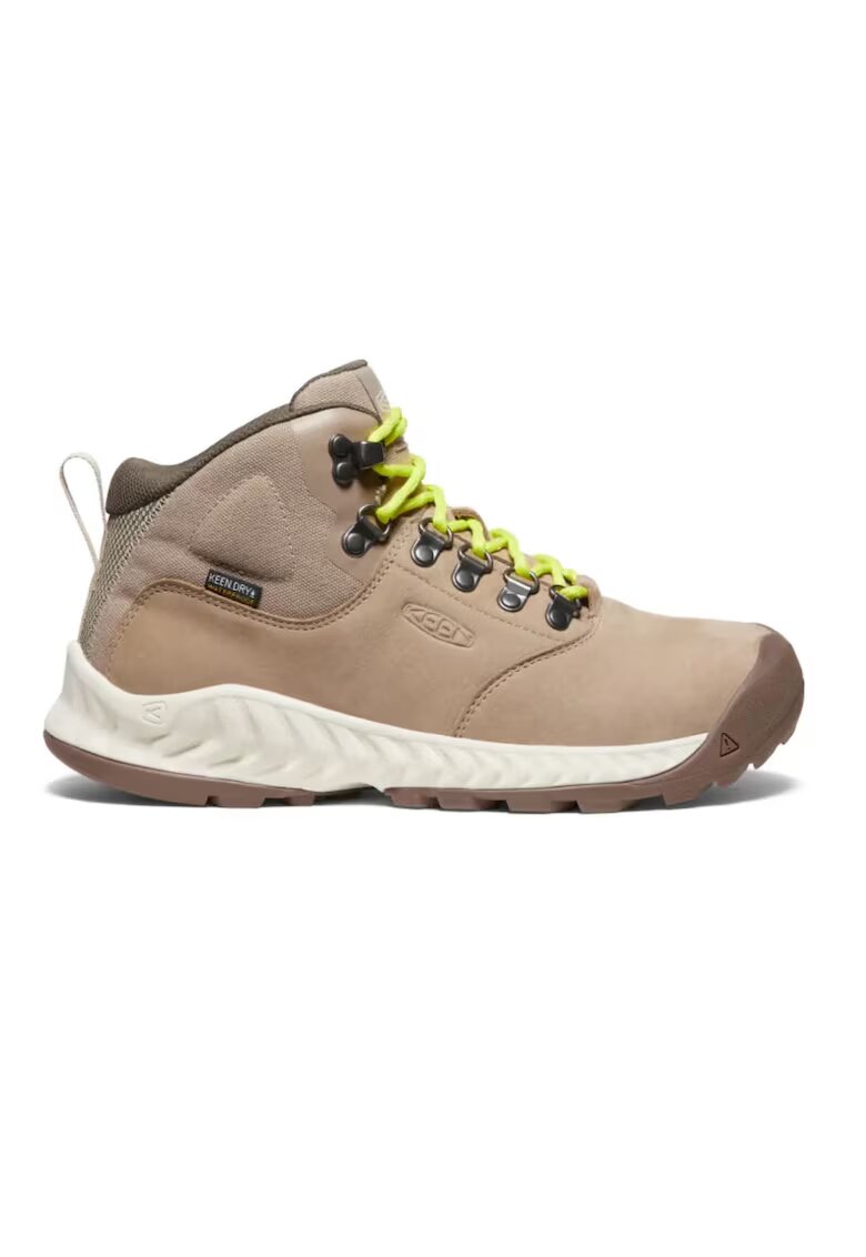 Keen Pantofi trekking din piele cu sireturi -