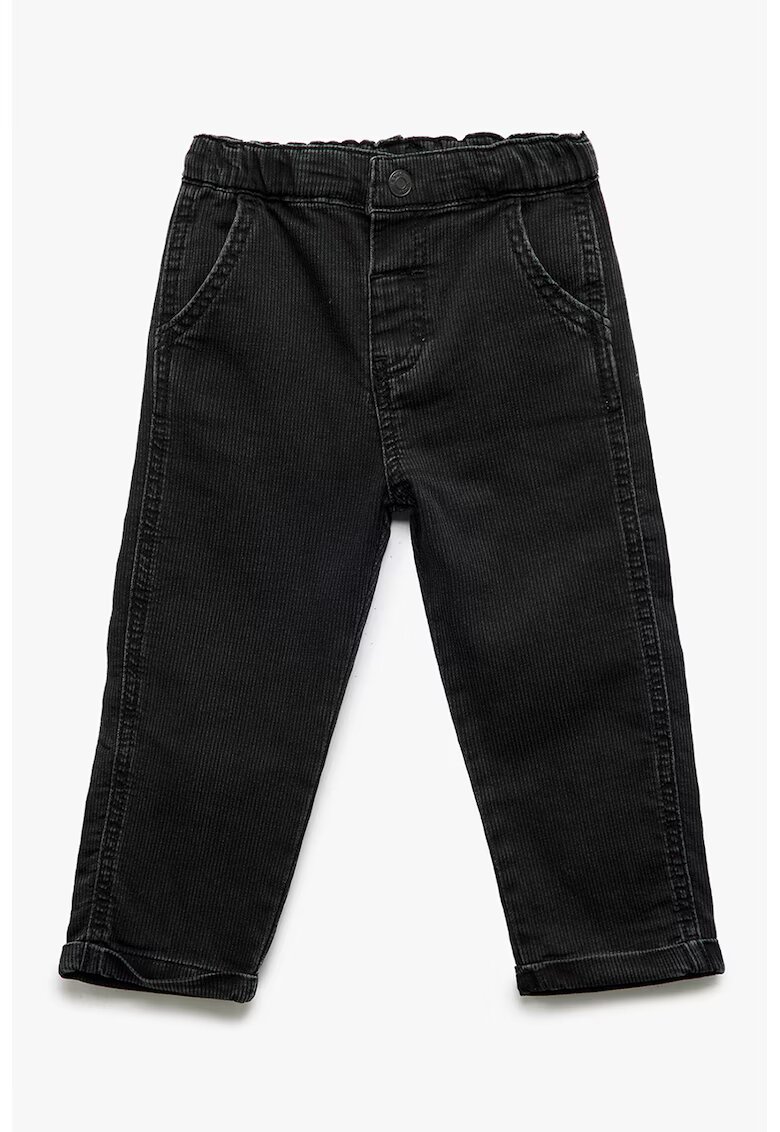 KOTON Blugi cu model uni si buzunare - Negru stins
