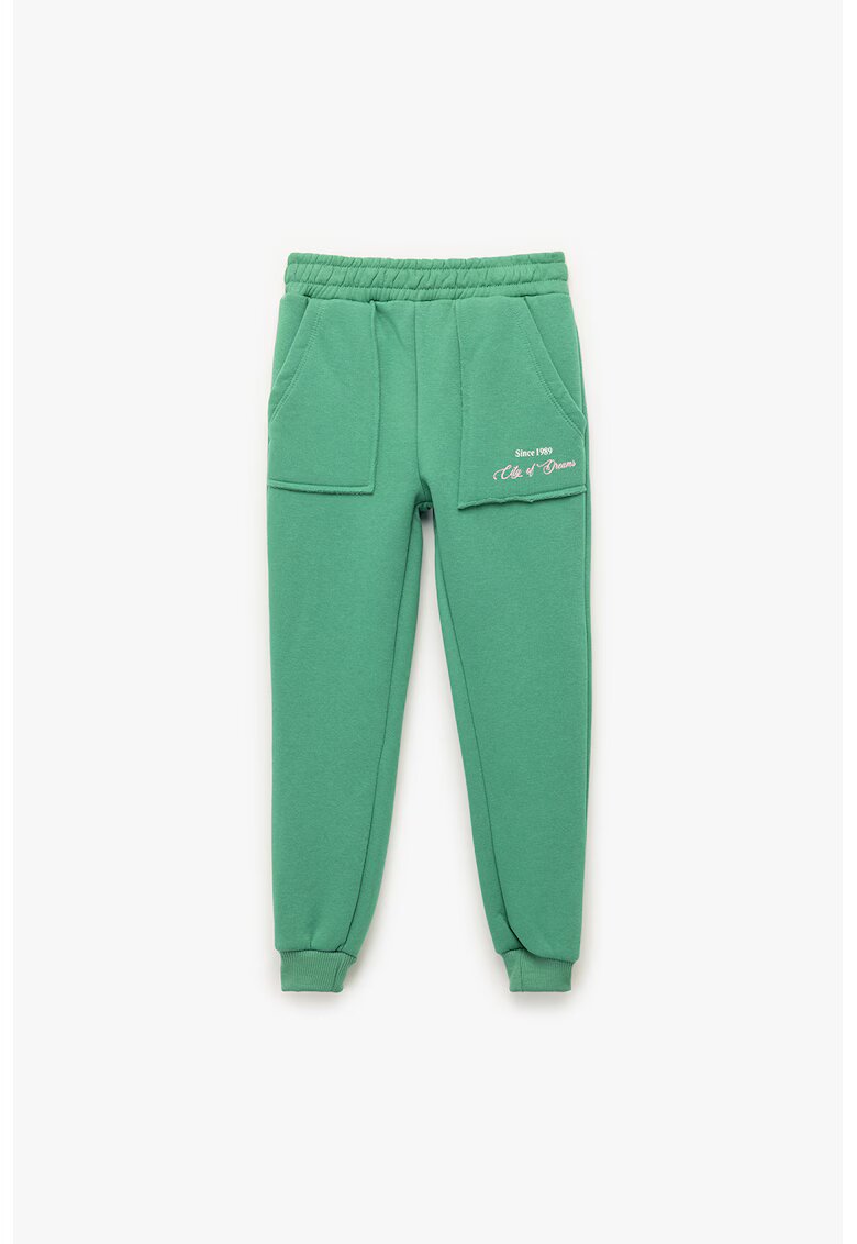 KOTON Pantaloni de trening cu buzunare - Verde