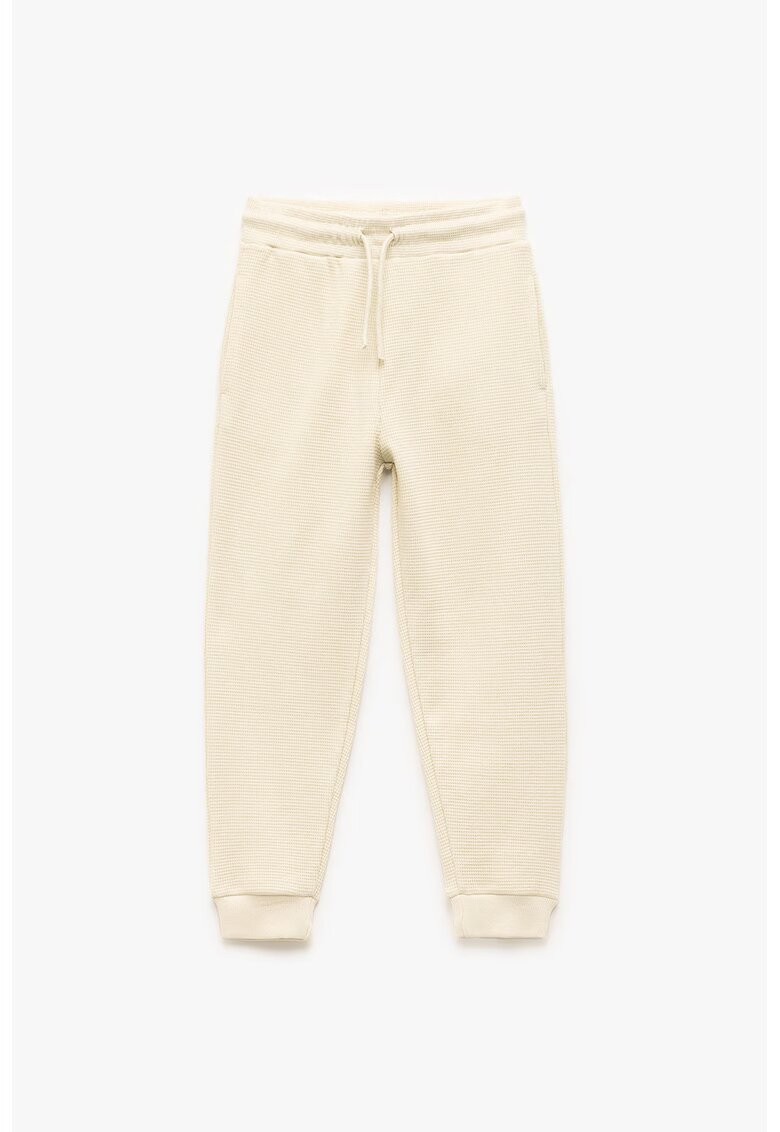 KOTON Pantaloni de trening cu snur de ajustare - Maro nisip