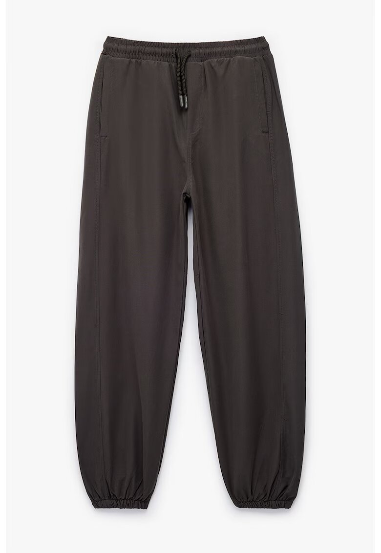 KOTON Pantaloni de trening cu snur - Negru stins