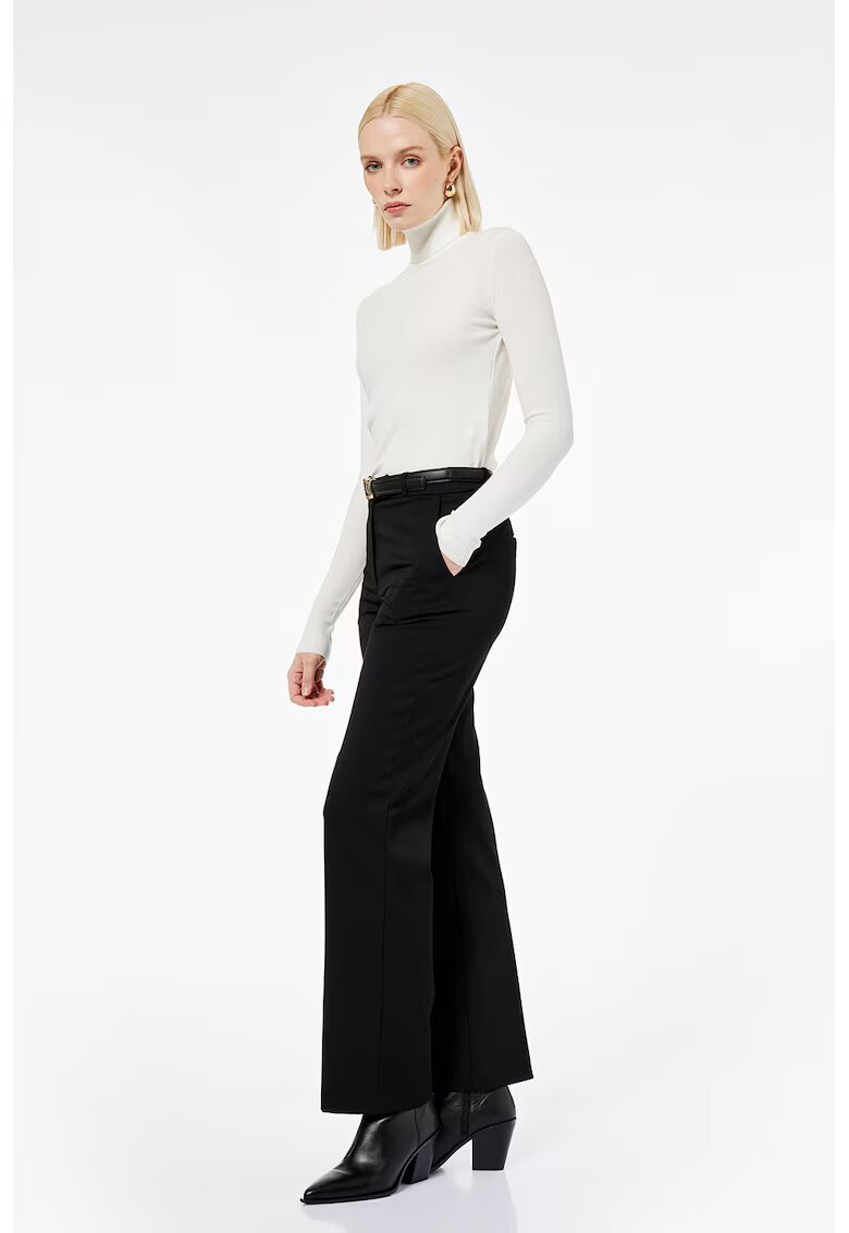 KOTON Pantaloni eleganti cu buzunare - Negru