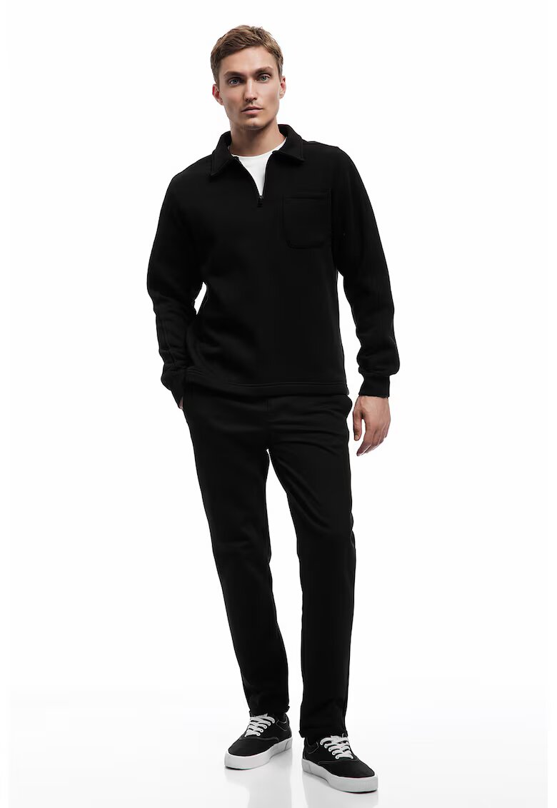 KOTON Pantaloni slim fit - Negru