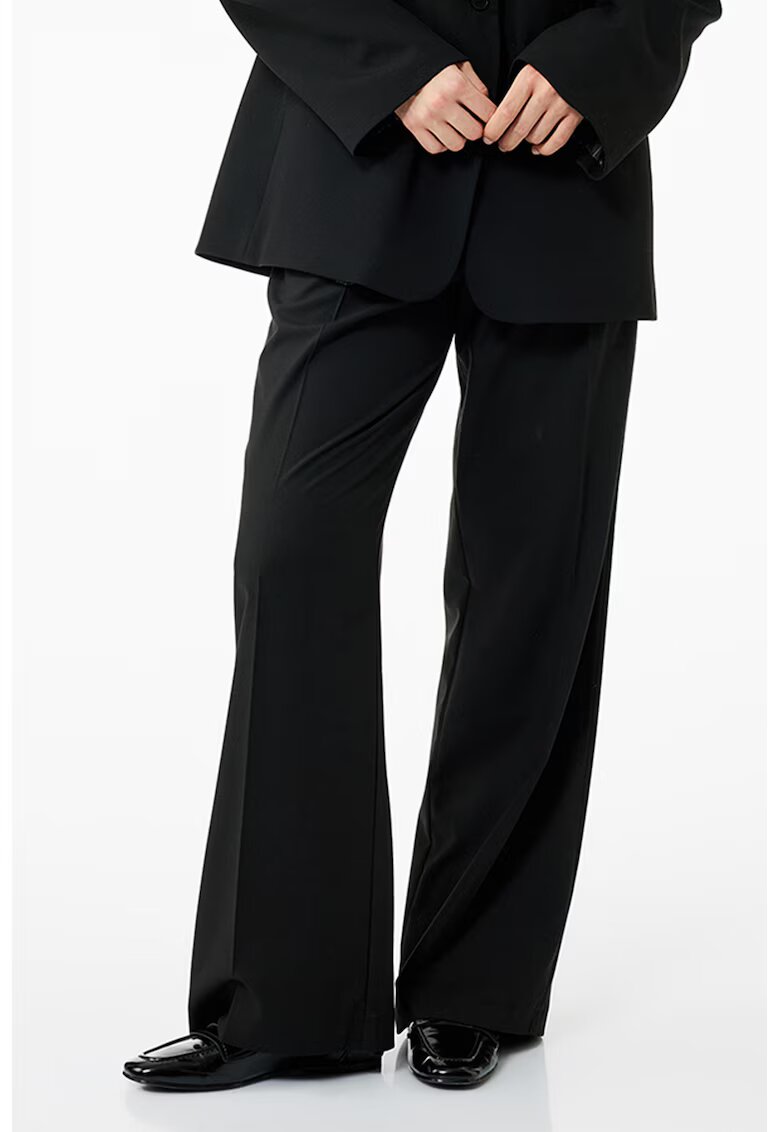 KOTON Pantaloni uni cu croiala ampla - Negru
