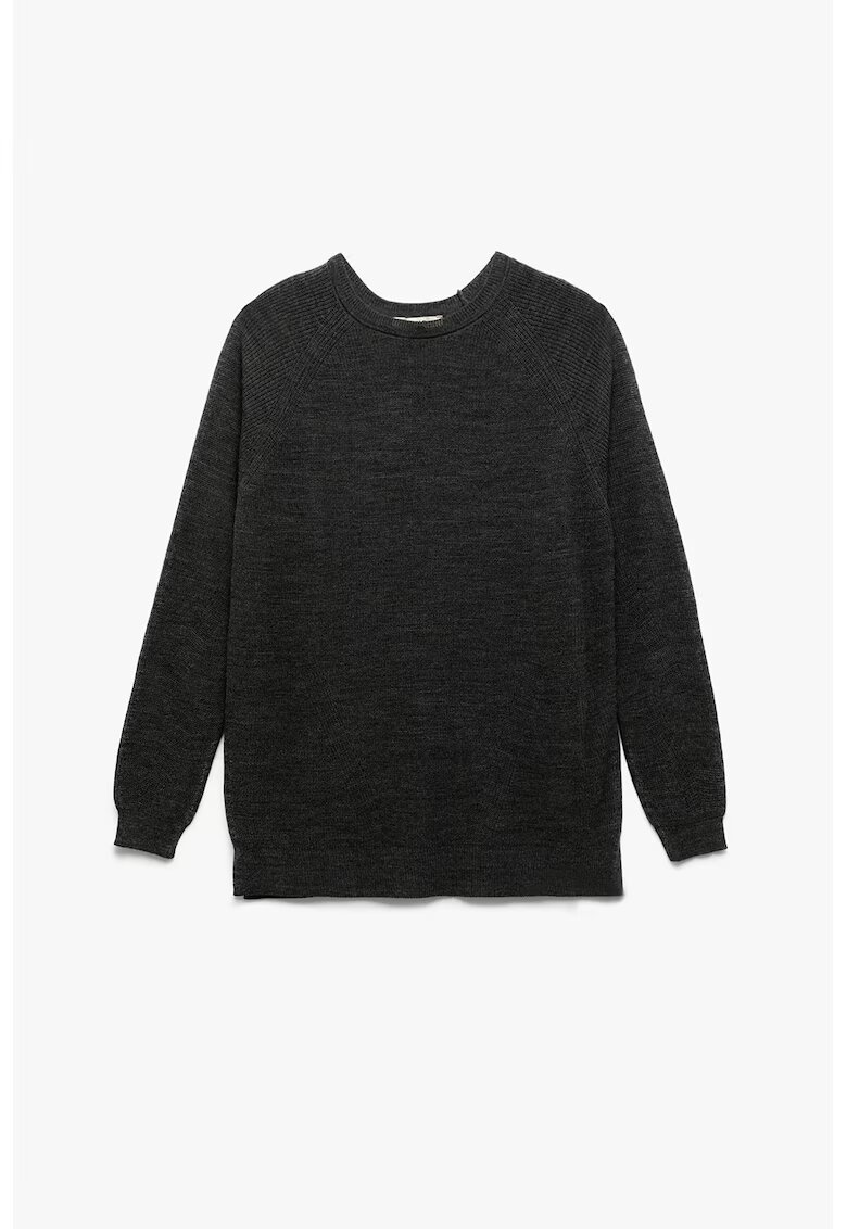KOTON Pulover uni cu decolteu rotund - Negru stins