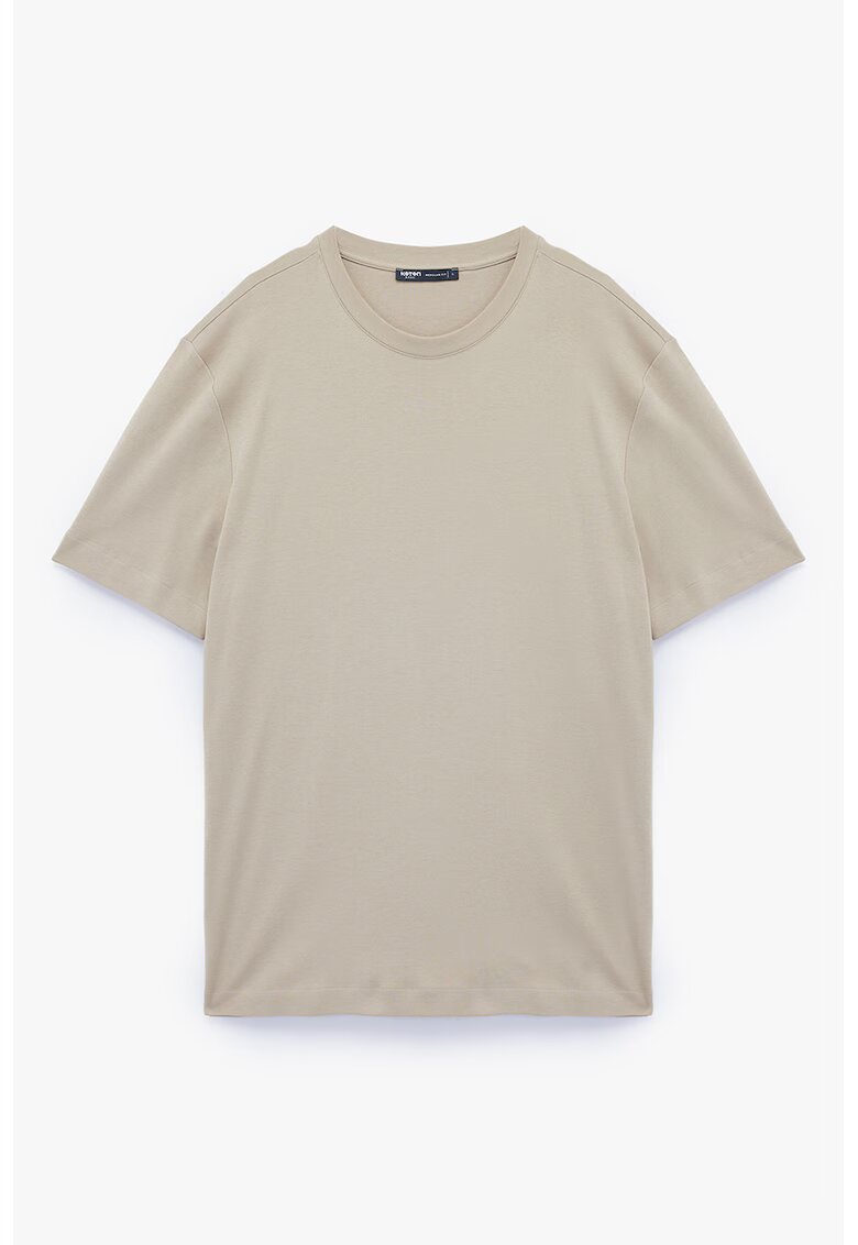 KOTON Tricou regular fit de bumbac - Grej