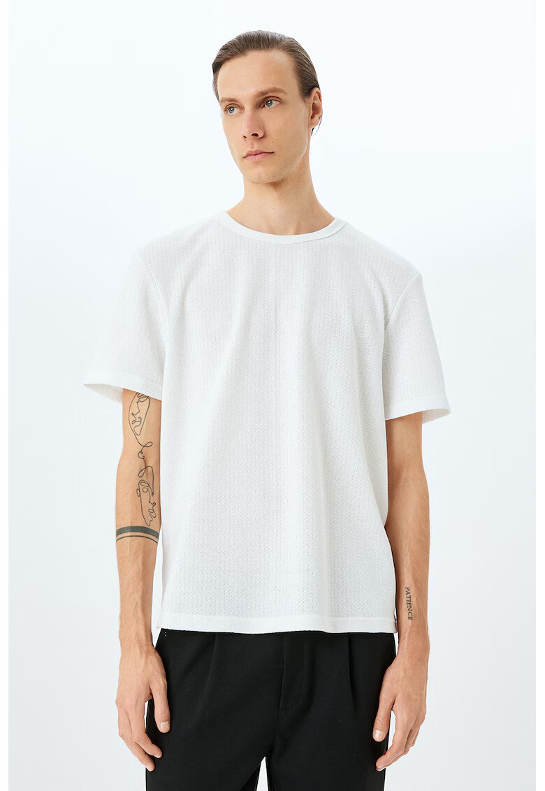 KOTON Tricou uni - Alb