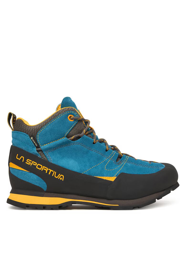 La Sportiva Ghete trekking barbati Boulder X Mid GTX - albastru - piele naturala