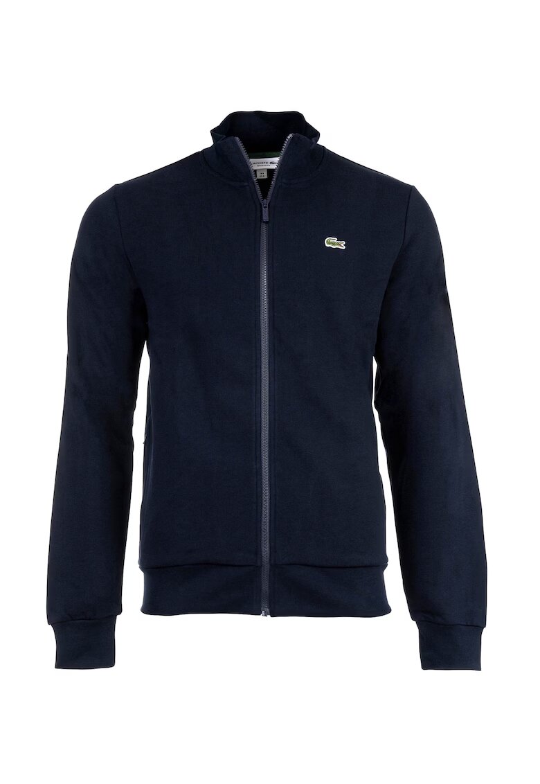 Lacoste Bluza de trening cu buzunare laterale si fermoar - Albastru