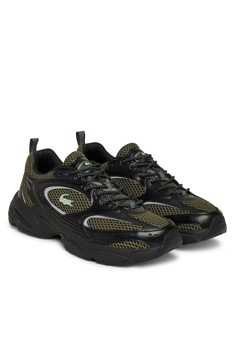 Lacoste Pantofi sport dama 7-50SFA0 - negru/verde - tesatura