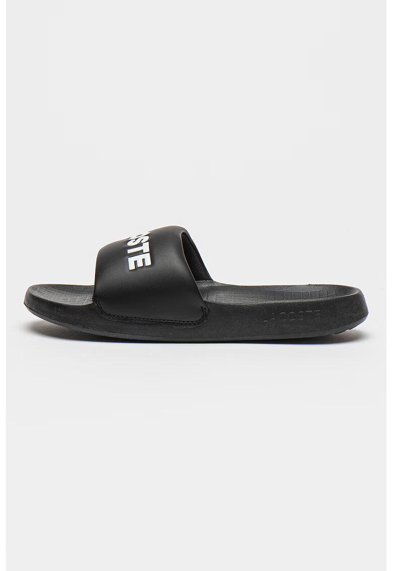 Lacoste Papuci de casa cu logo - Negru