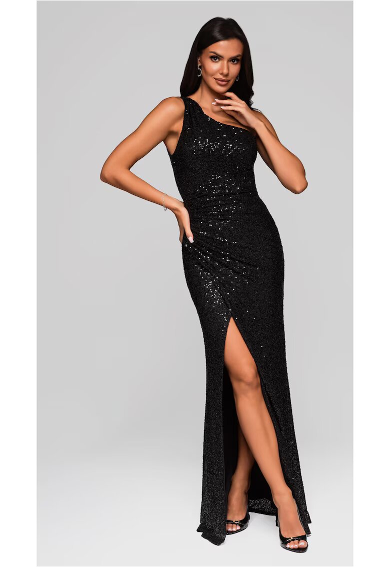Larica Rochie de seara Maxi LA-OM-DLR225 - Negru