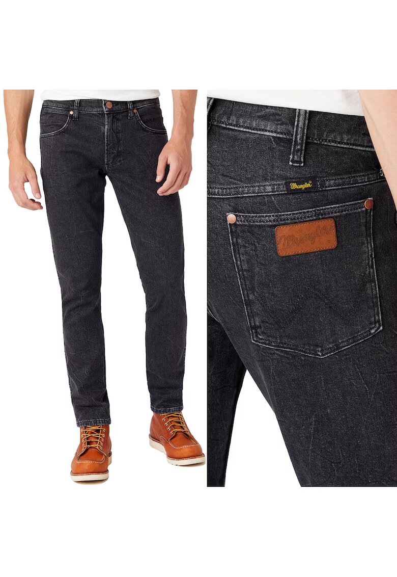 Larston Blugi bărbați Wrangler Slim Tapered - negru - Negru