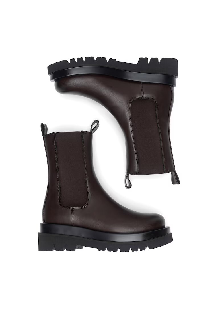 Lasocki Botine dama CEO-HY7223-1 - Piele ecologica - Maro