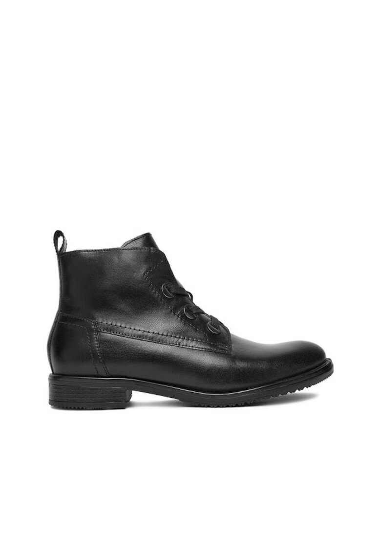 Lasocki Botine negre din piele naturala pentru femei - Negru