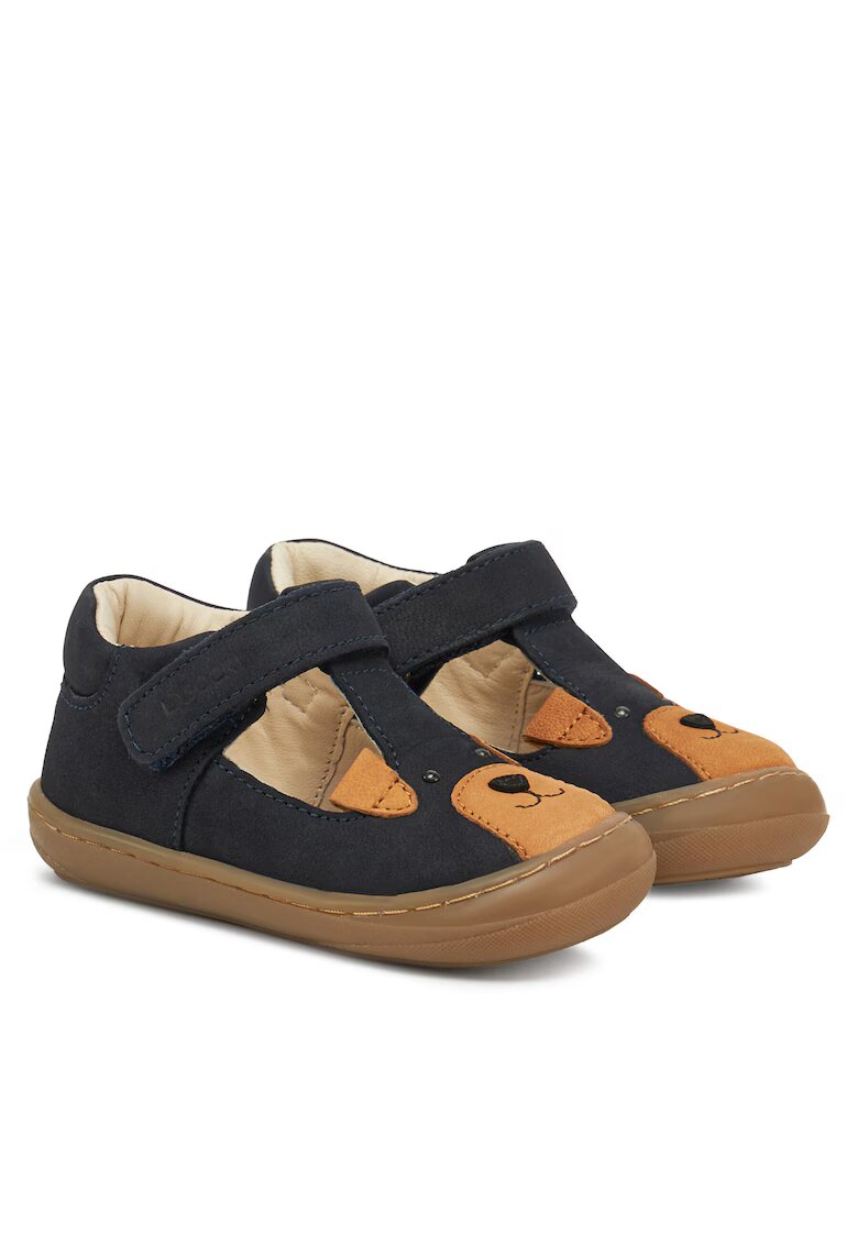 Lasocki Kids Espadrile copii - bleumarin - piele naturala