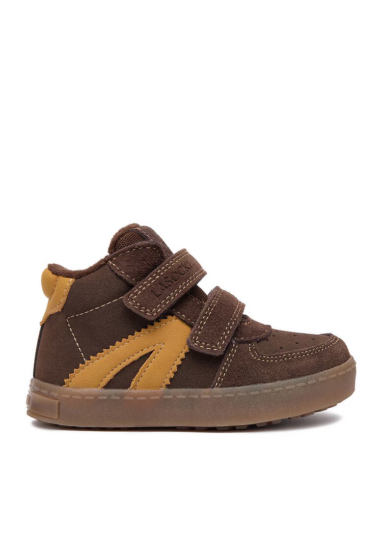 Lasocki Kids Ghete sport baieti - piele naturala - maro/galben