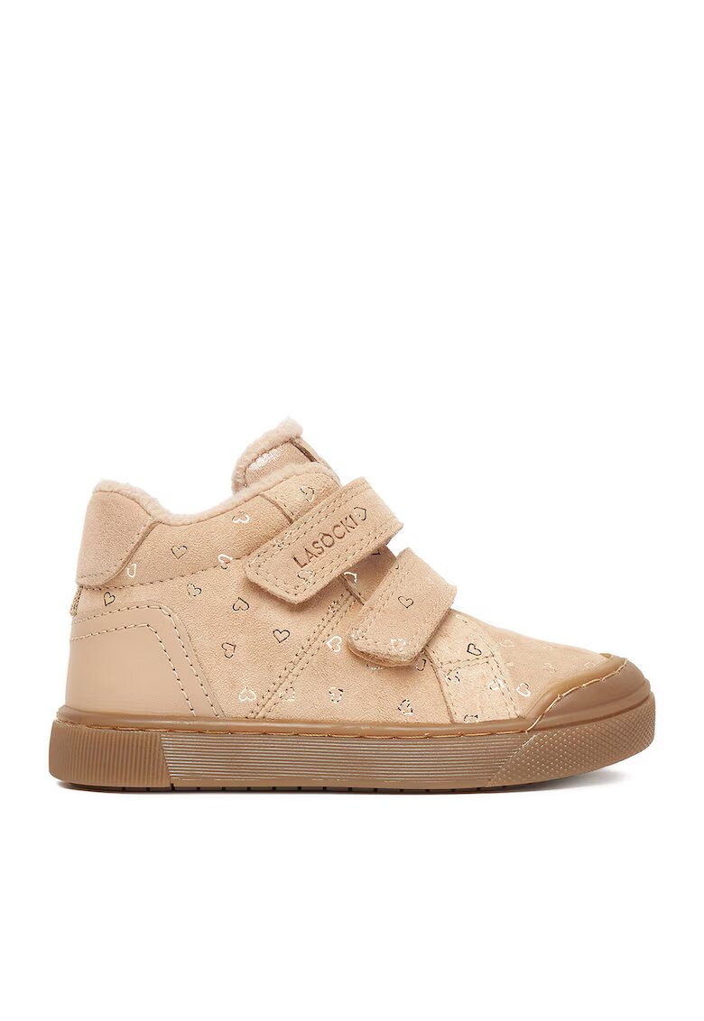 Lasocki Kids Ghete sport fete - piele naturala - bej -