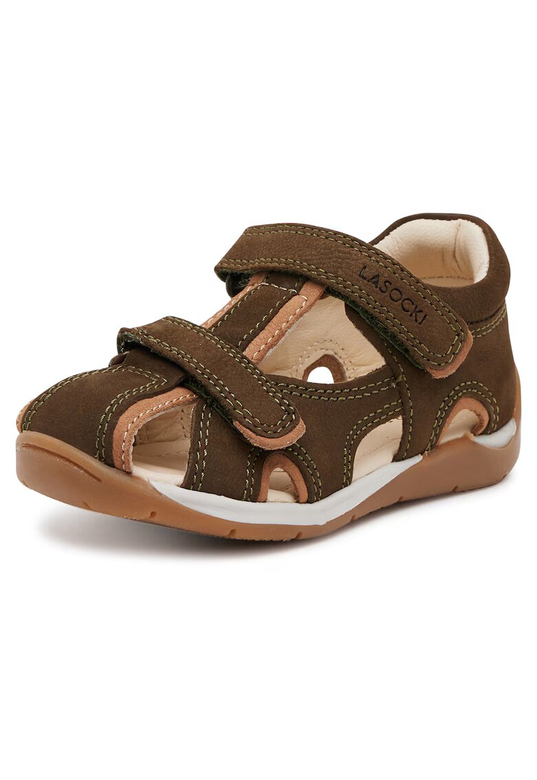 Lasocki Kids Sandale copii model MARCUS - kaki - piele naturala