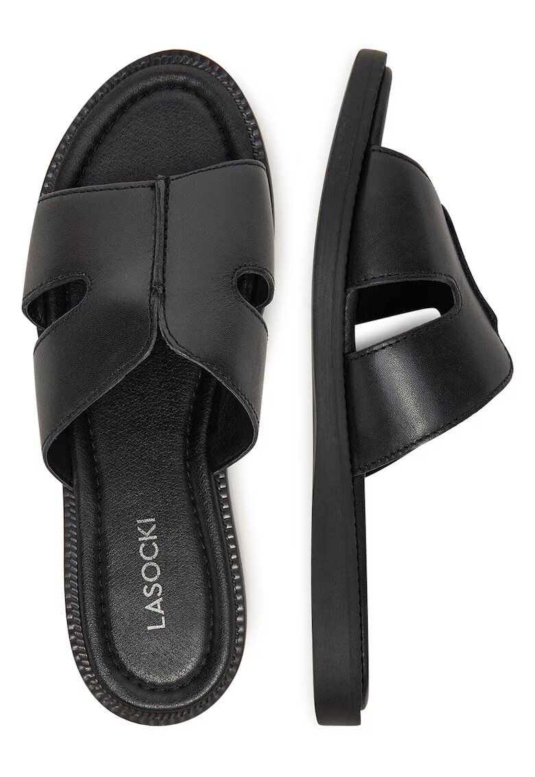 Lasocki Slapi dama - din piele naturala - culoare negru