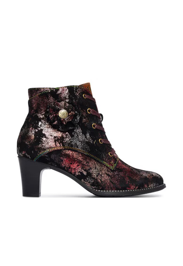 Laura Vita Botine dama - Bourgogne - piele naturala