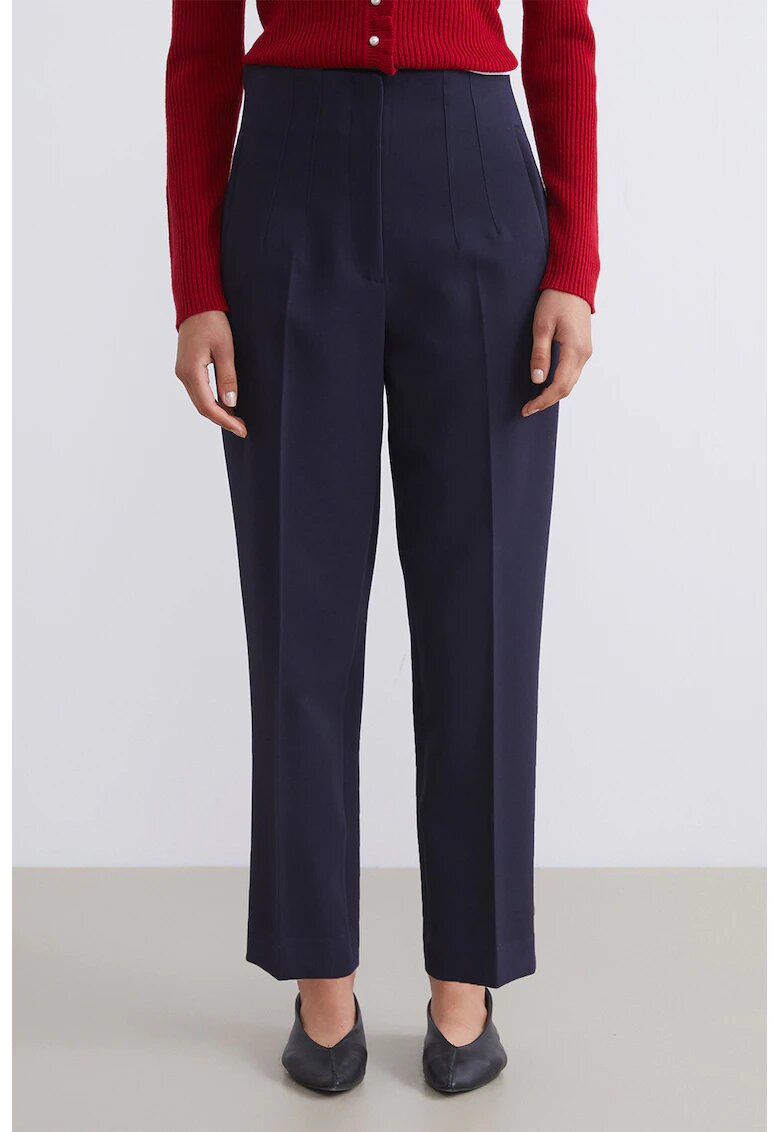LC WAIKIKI Pantaloni conici cu talie inalta - Albastru ultramarin