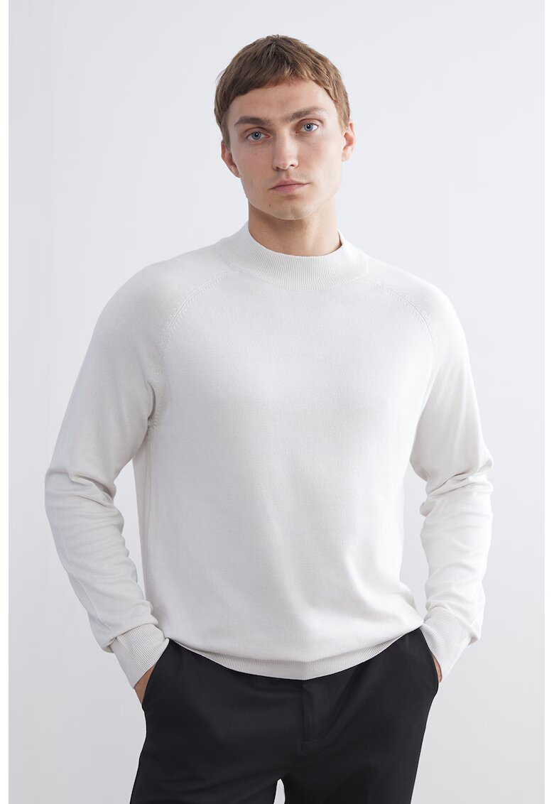 LC WAIKIKI Pulover cu maneci raglan - Alb optic