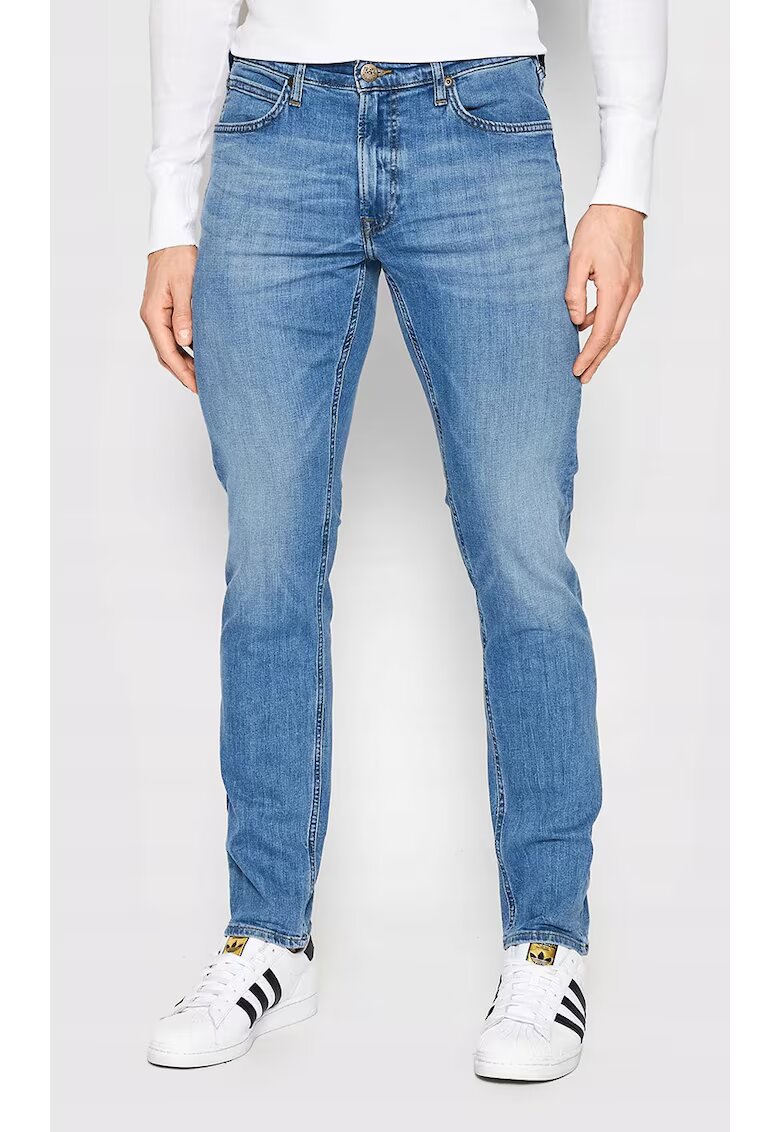 Lee Blugi barbatesti Worn In Cody - bumbac/elastan - albastru - Albastru - Albastru