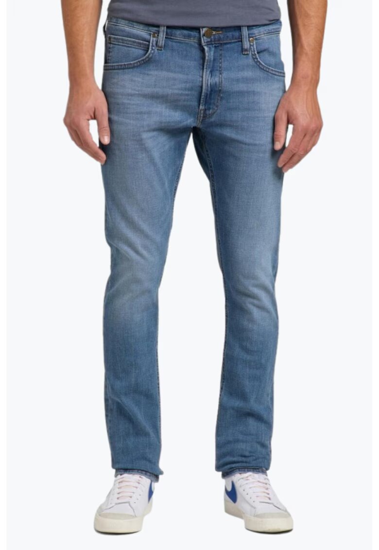 Lee Blugi barbati Luke cu croiala Slim Tapered albastru - Albastru deschis